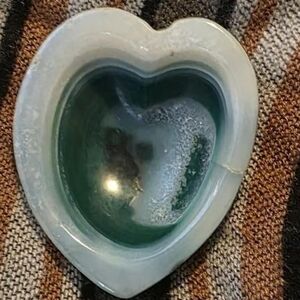 Heart-Shaped Crystal Bowl